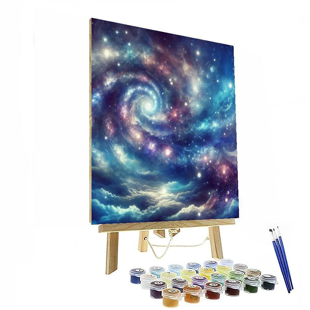 Celestial Dreamer's Voyage Paint By Numbers Art