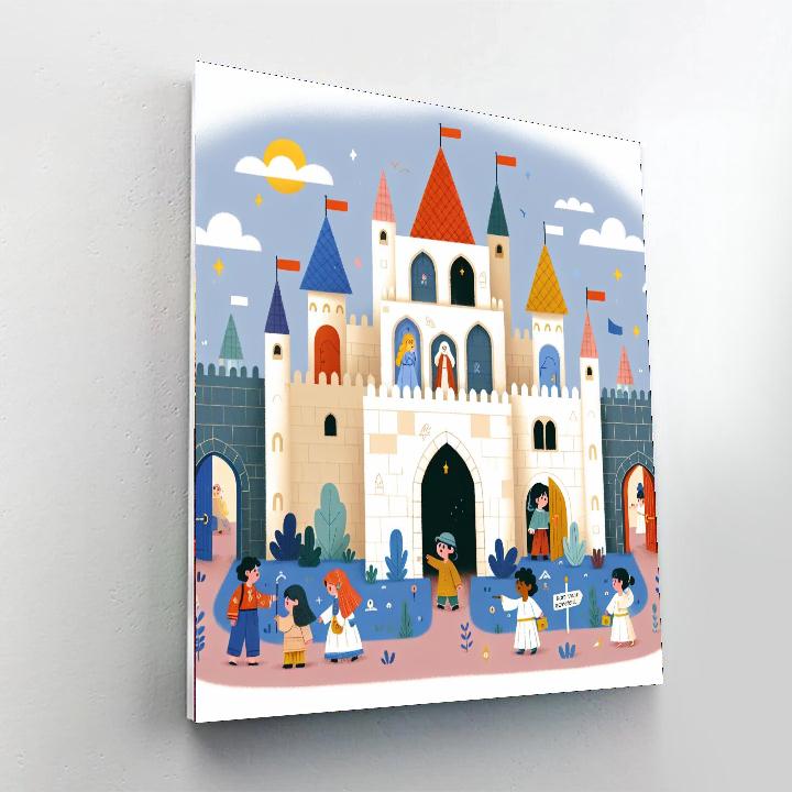 Fairy Tale Castle Exploration Numbered Painting Kits