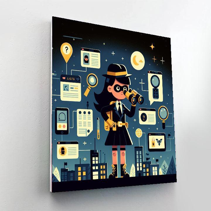 Super Spy Mission Paint By Number