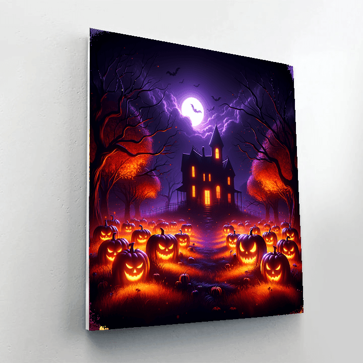 Halloween Night Delight Paint By Number