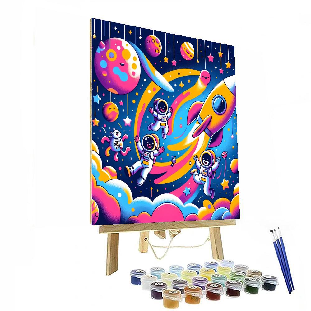 Exploration Of The Cosmos Painting Number Kit