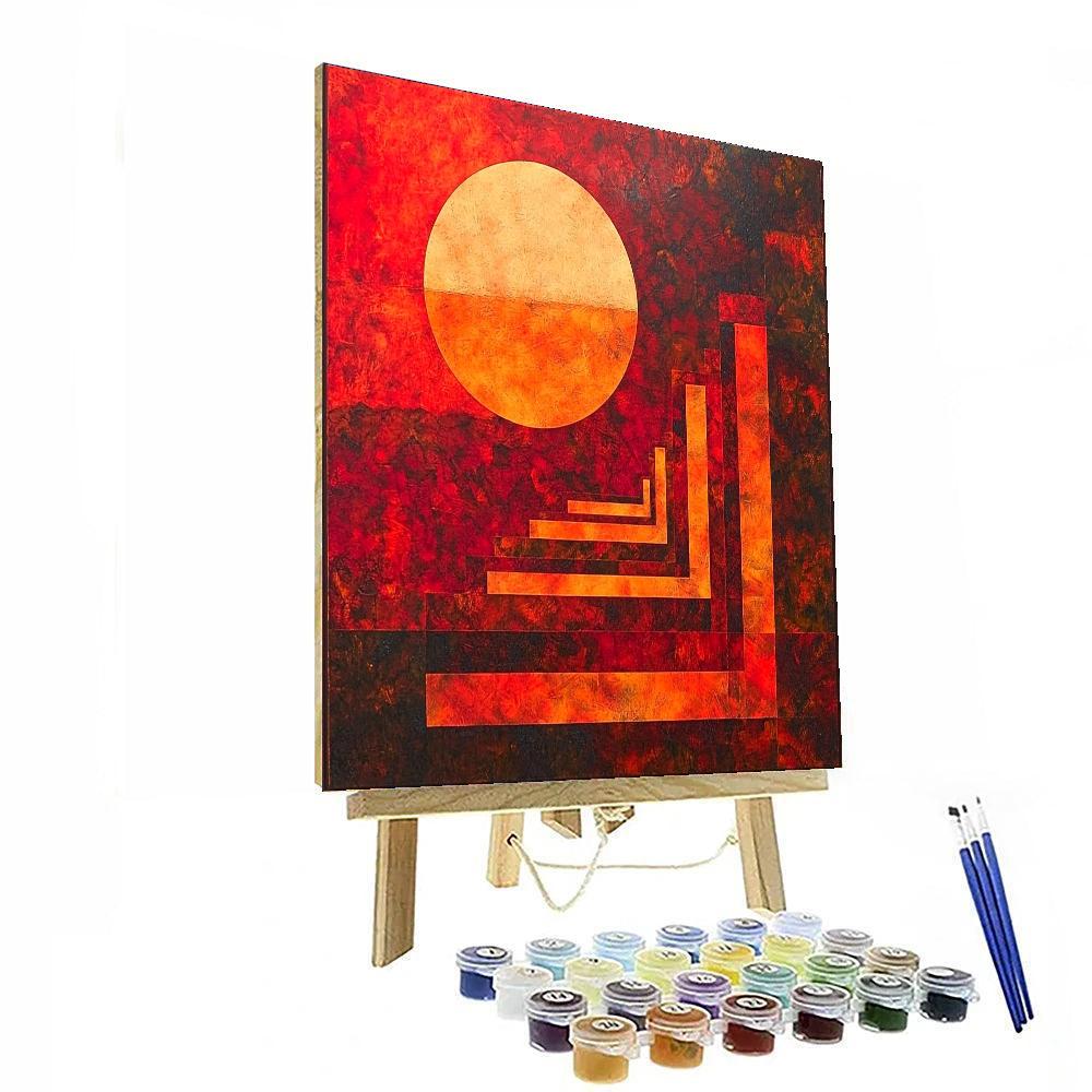 Frida Kahlo Inspired Embering Thoughts  Painting By Numbers Kit