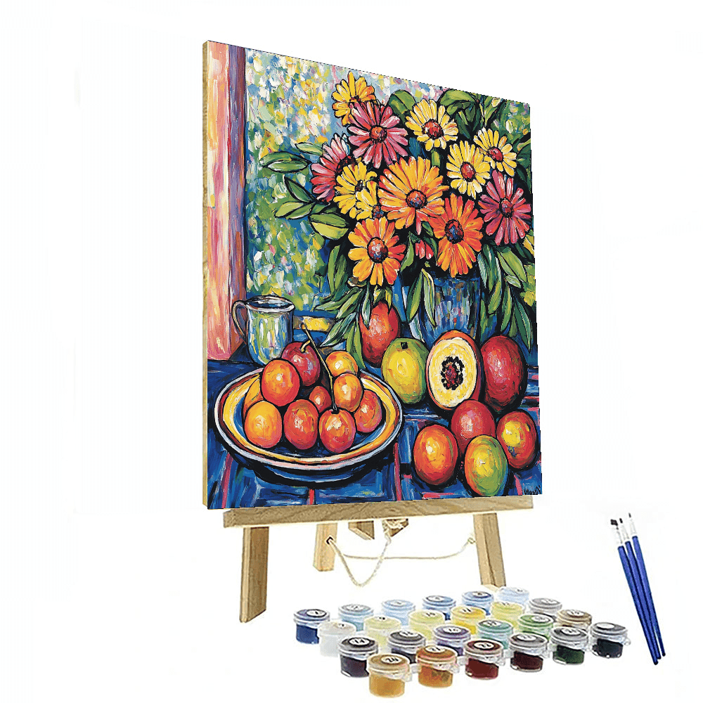 Henri Matisse Inspired Bountiful Nature  Paint By Numbers Art