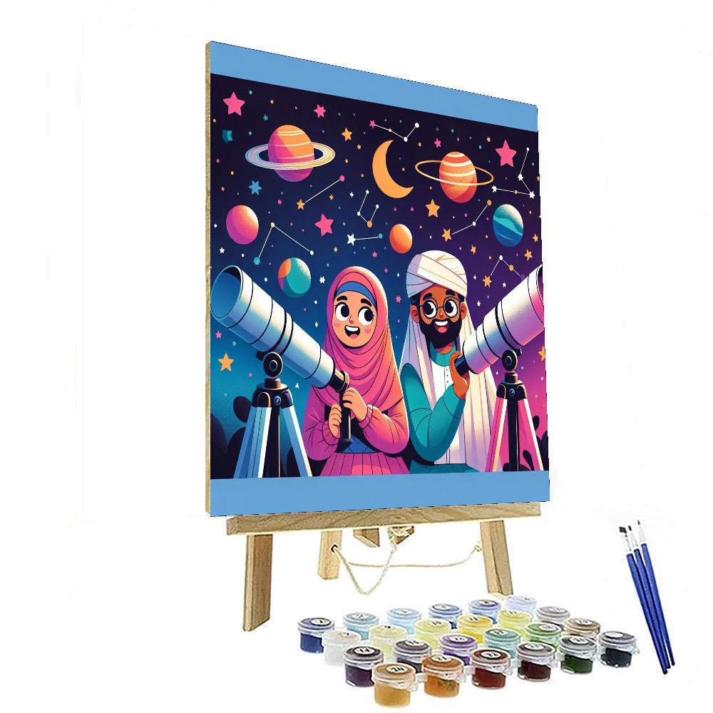 Astronomy Explorers DIY Paint By Numbers