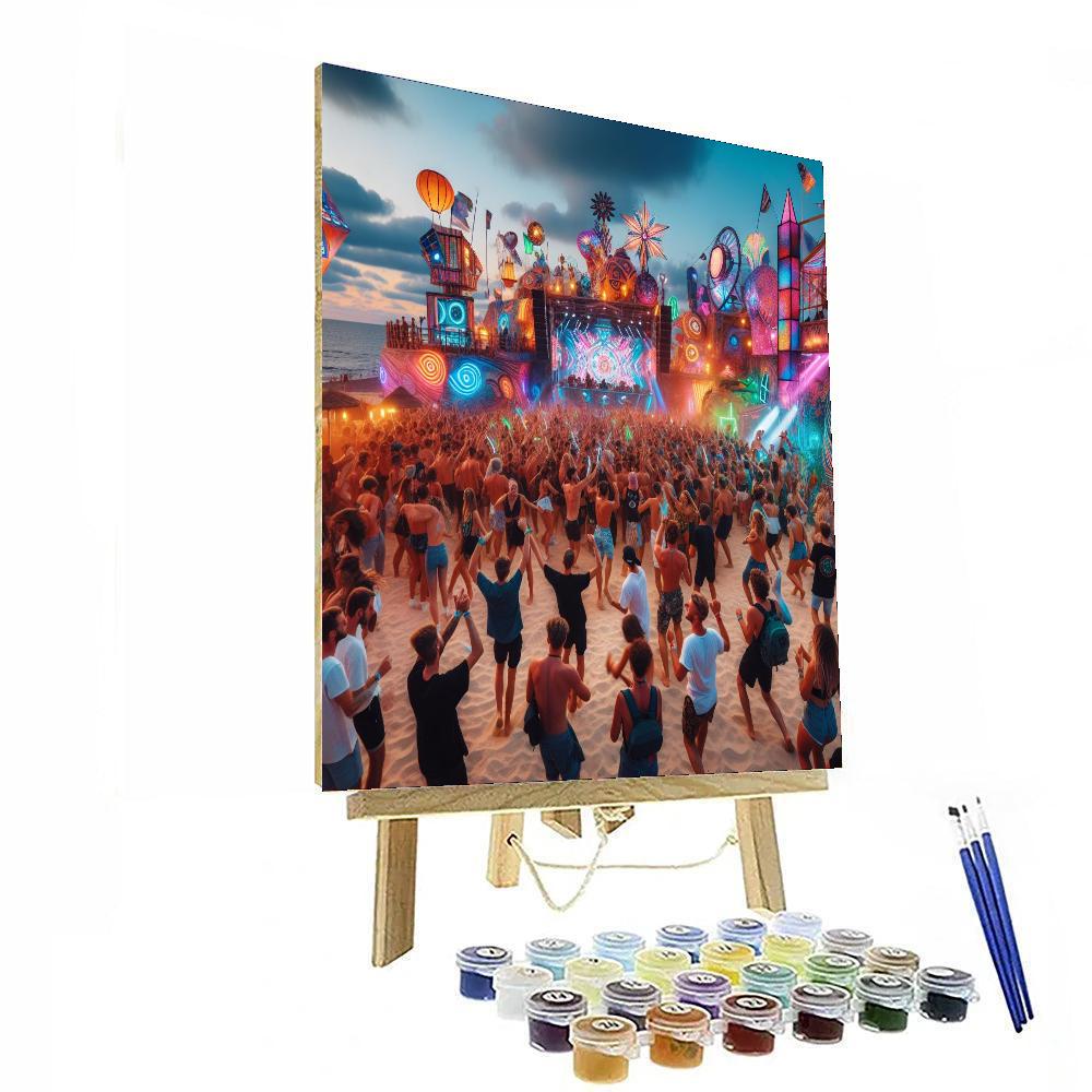 Kazantip Festival - Ukraine Number Painting