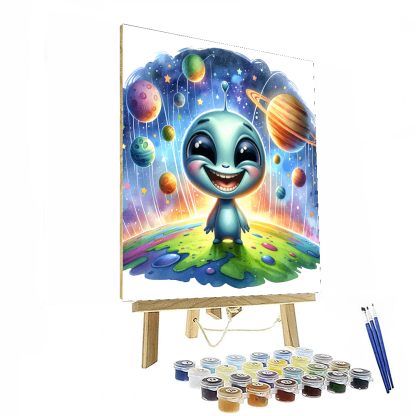 Alien Encounter Paint By Color