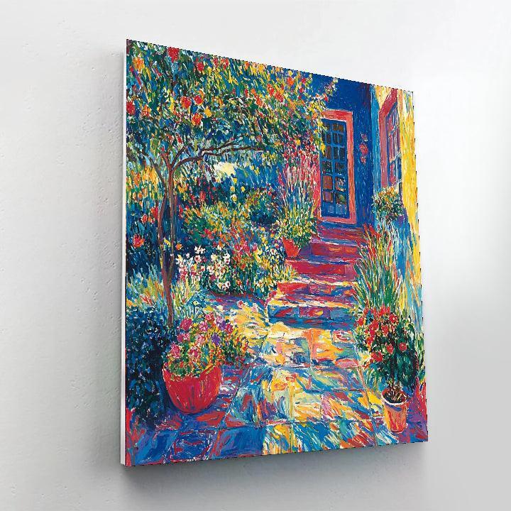 Henri Matisse Inspired Matisse's Vivid Garden  DIY Paint By Numbers