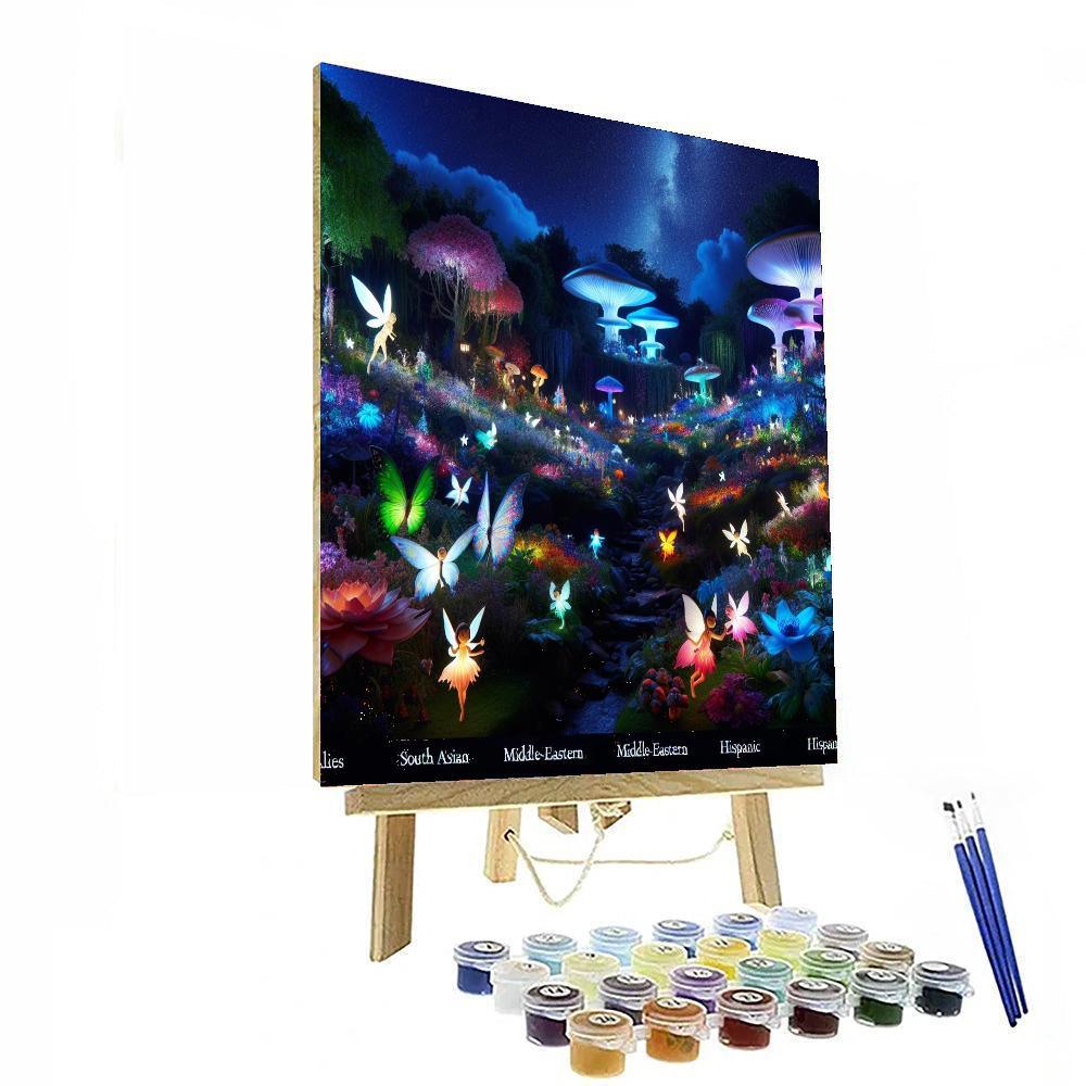 Enchanted Garden For Little Explorers Numbered Painting Kits