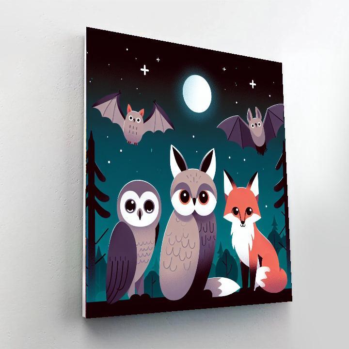 Magical Night Creatures Paint By Numbers Kits