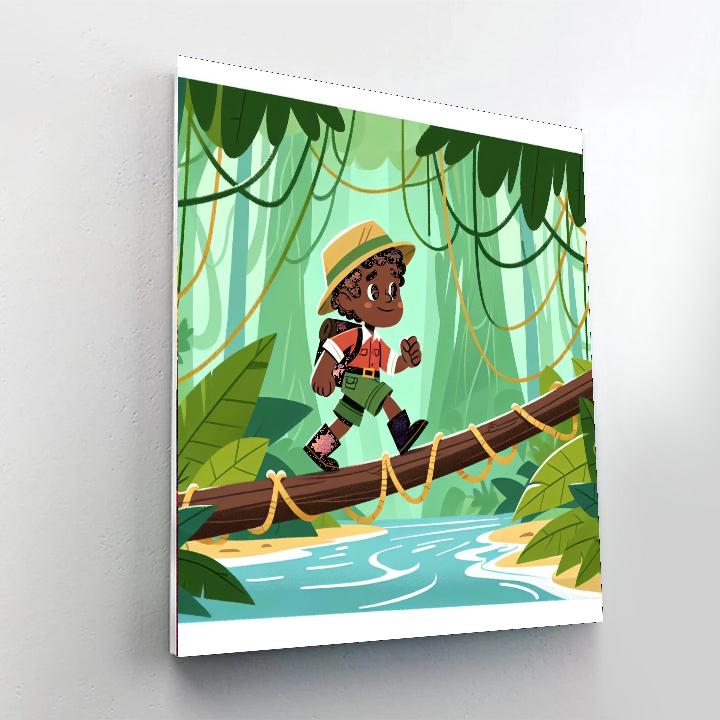 Daring Jungle Expedition Painting Number Kit