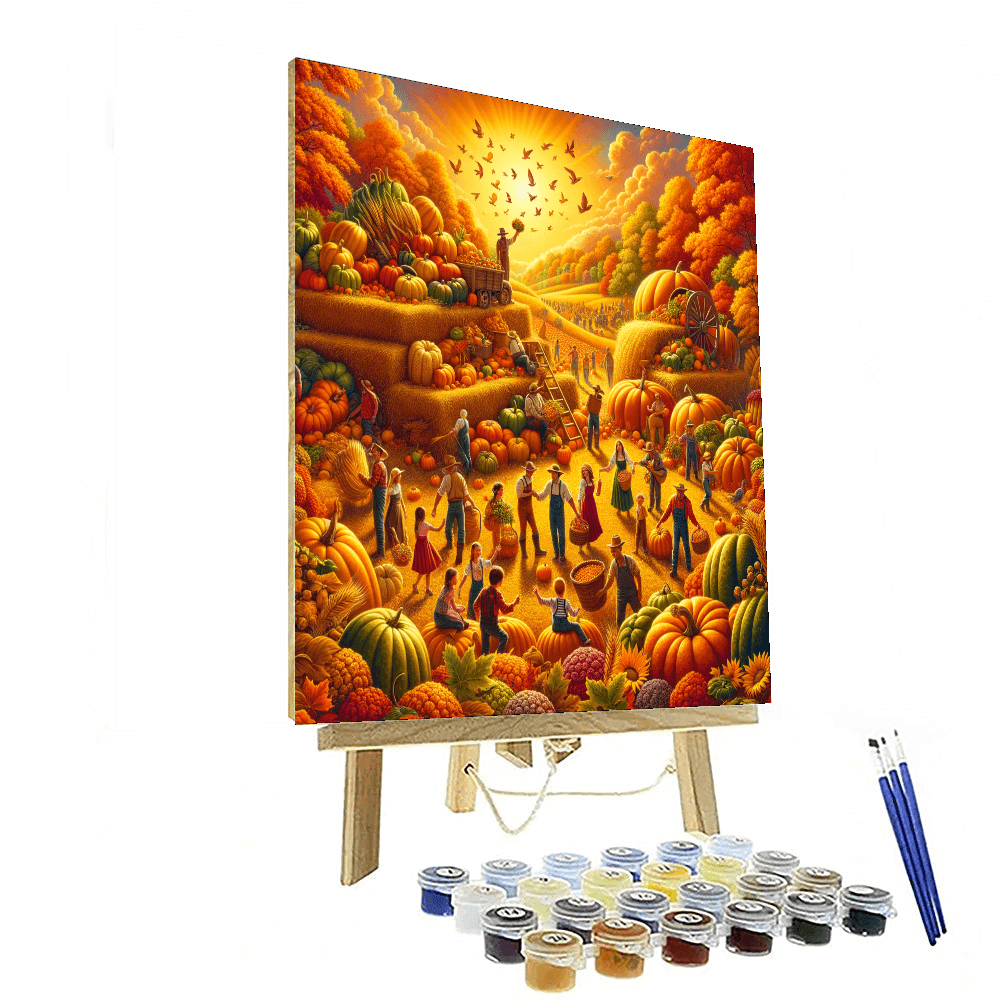 Harvest Festival Celebration - DIY Painting By Numbers Kit