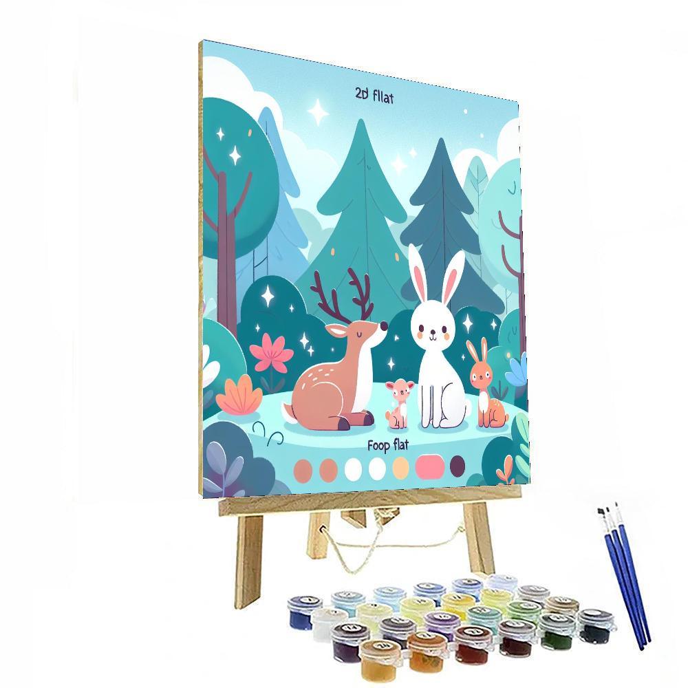 Magic Woodland Journey Painting Number Kit