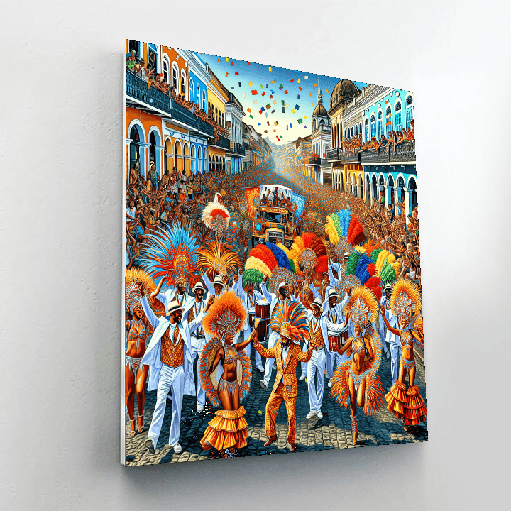 The Carnival Of Salvador Paint By Color