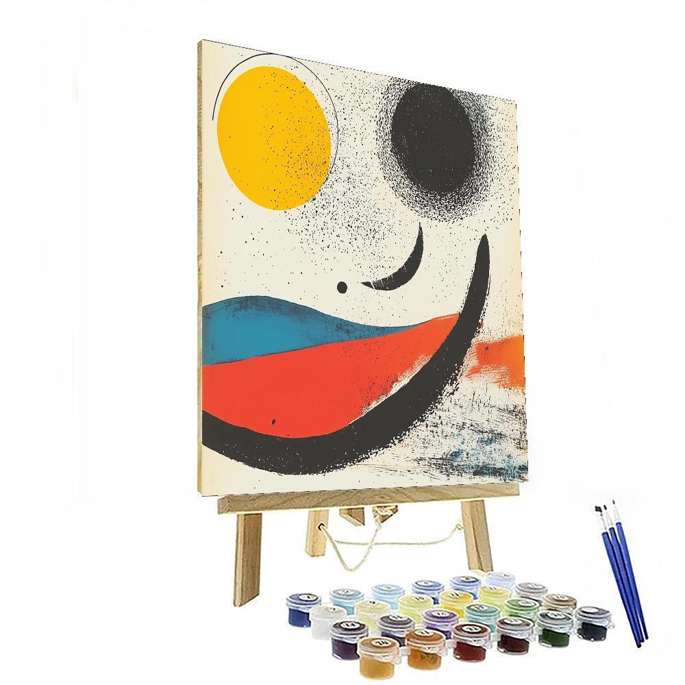 Joan Miró Inspired Serendipitous Forms  Paint By Color