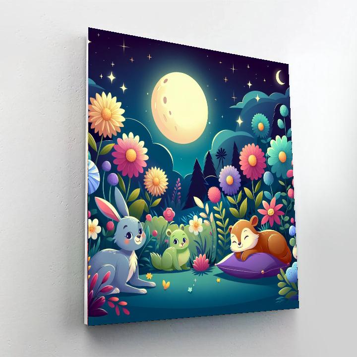 Moonlit Magic Garden Paint By Color