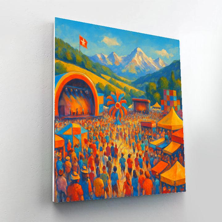 Paléo Festival - Switzerland Painting By Numbers Kit