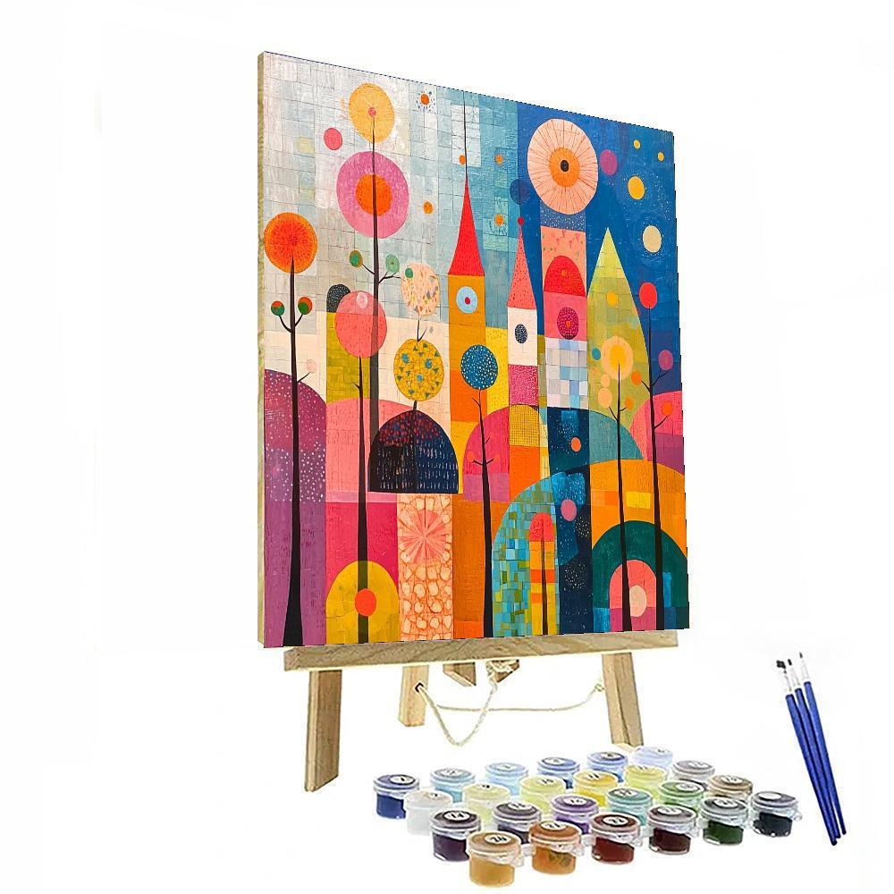 Paul Klee Inspired Childlike Imagination  DIY Paint By Numbers