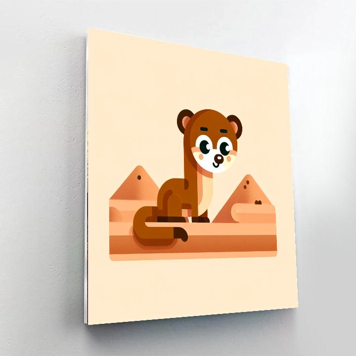 Mischievous Mongoose Paint By Number