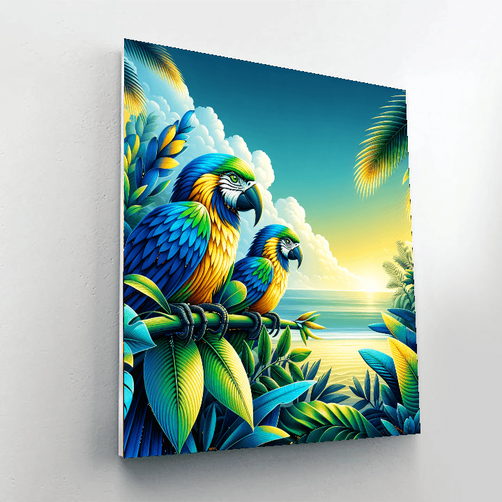 Tropical Haven Paint By Numbers