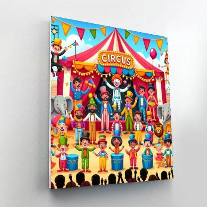 Playful Circus Show Paint By Numbers Kits
