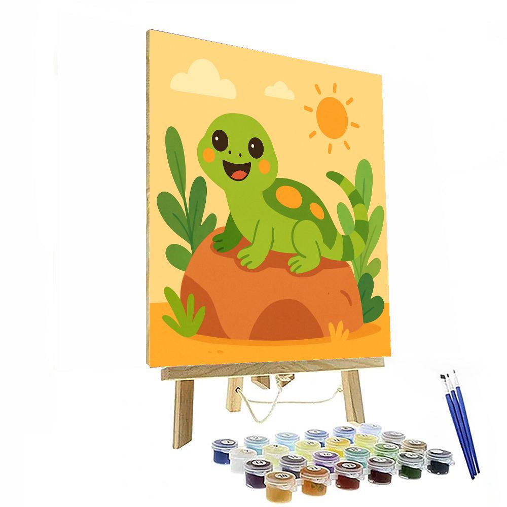 Curious Little Lizard DIY Paint By Numbers