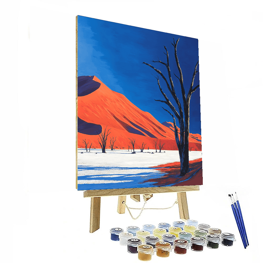 Sossusvlei Dunes - Namibia Paint By Numbers Art