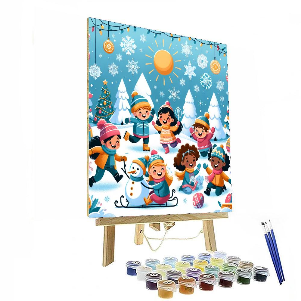 Magical Winter Escape Paint By Numbers