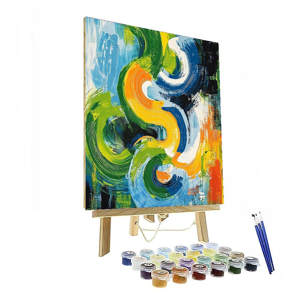 Jean-Michel Basquiat Inspired Raw Elements  Paint By Numbers Kits
