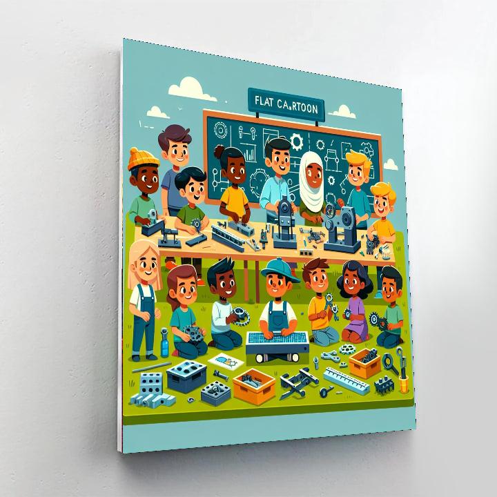 Creative Inventors Workshop Painting Number Kit