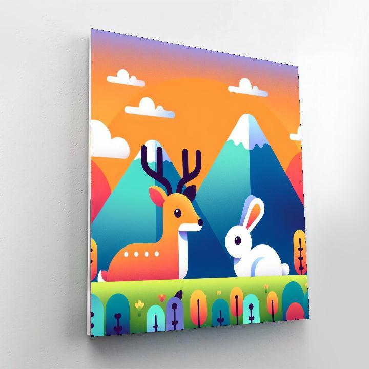 Mountain Meadow Mystery Paint By Numbers Art