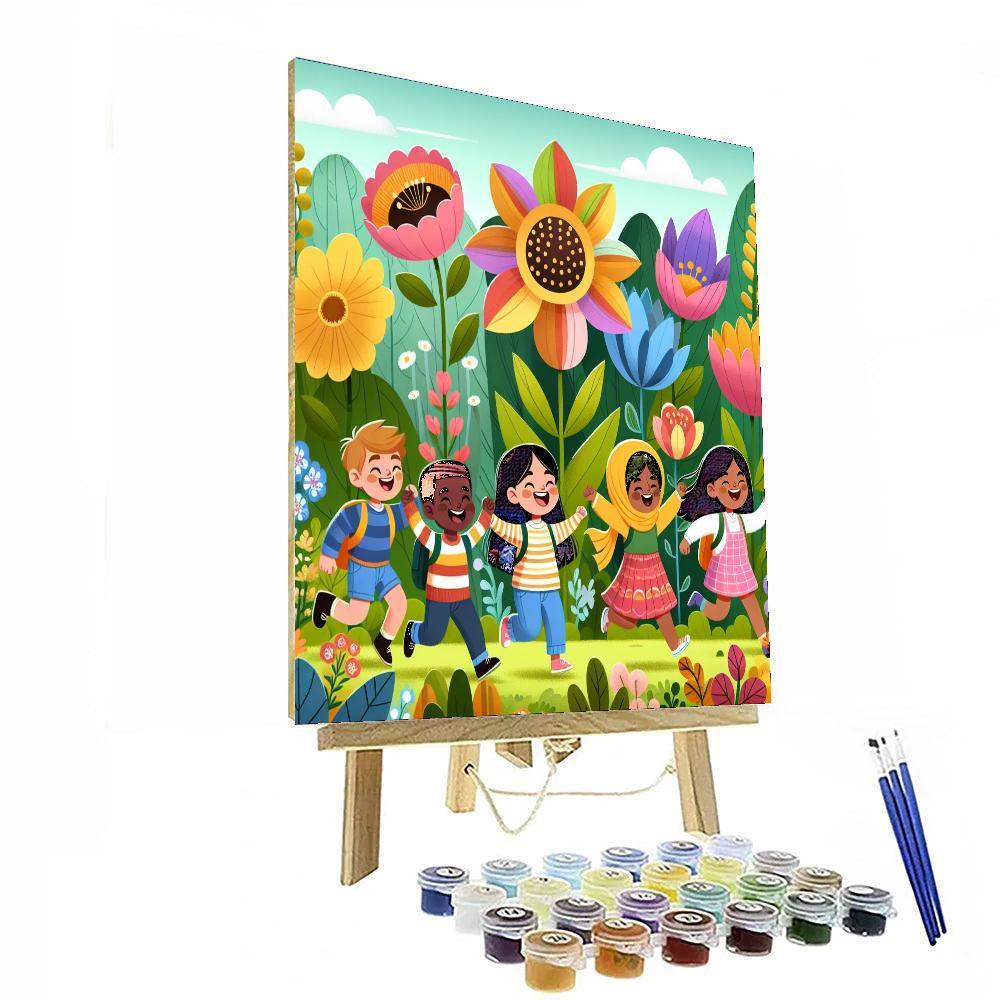 Flower Power Adventure Number Painting