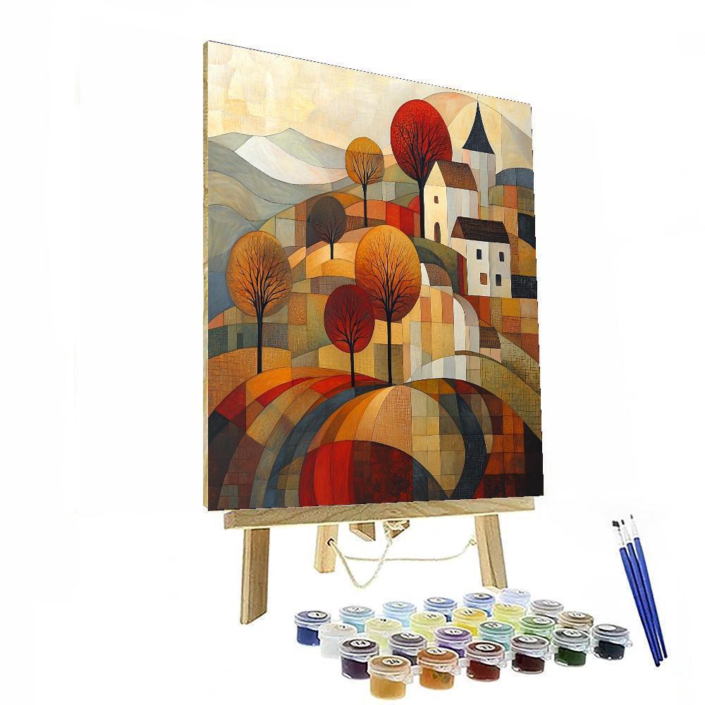 Paul Klee Inspired Abstract Serenade  Painting By Numbers Kit