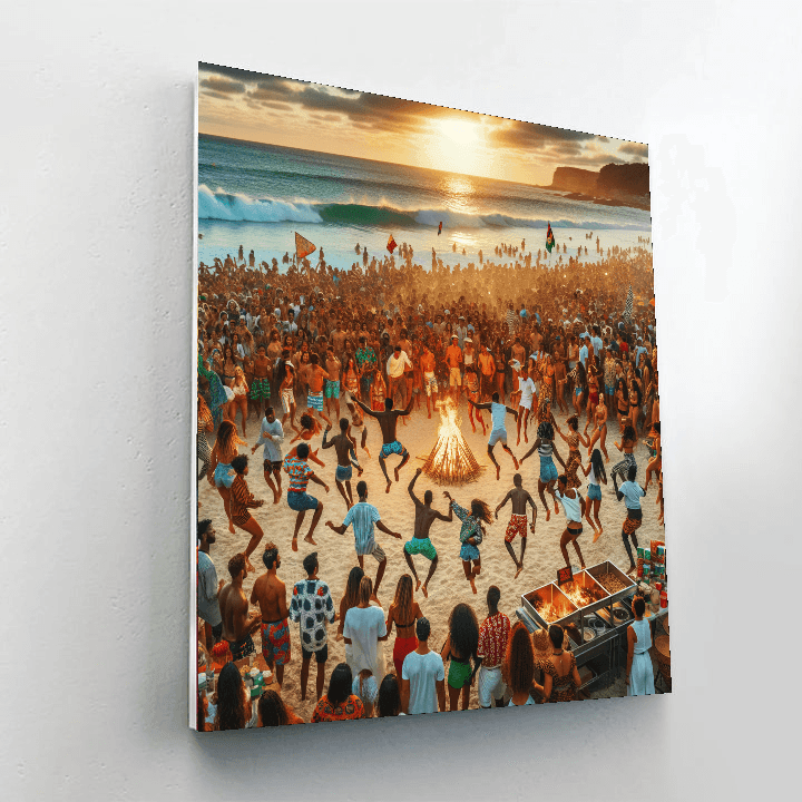 Fiesta De San Juan - Puerto Rico DIY Paint By Numbers