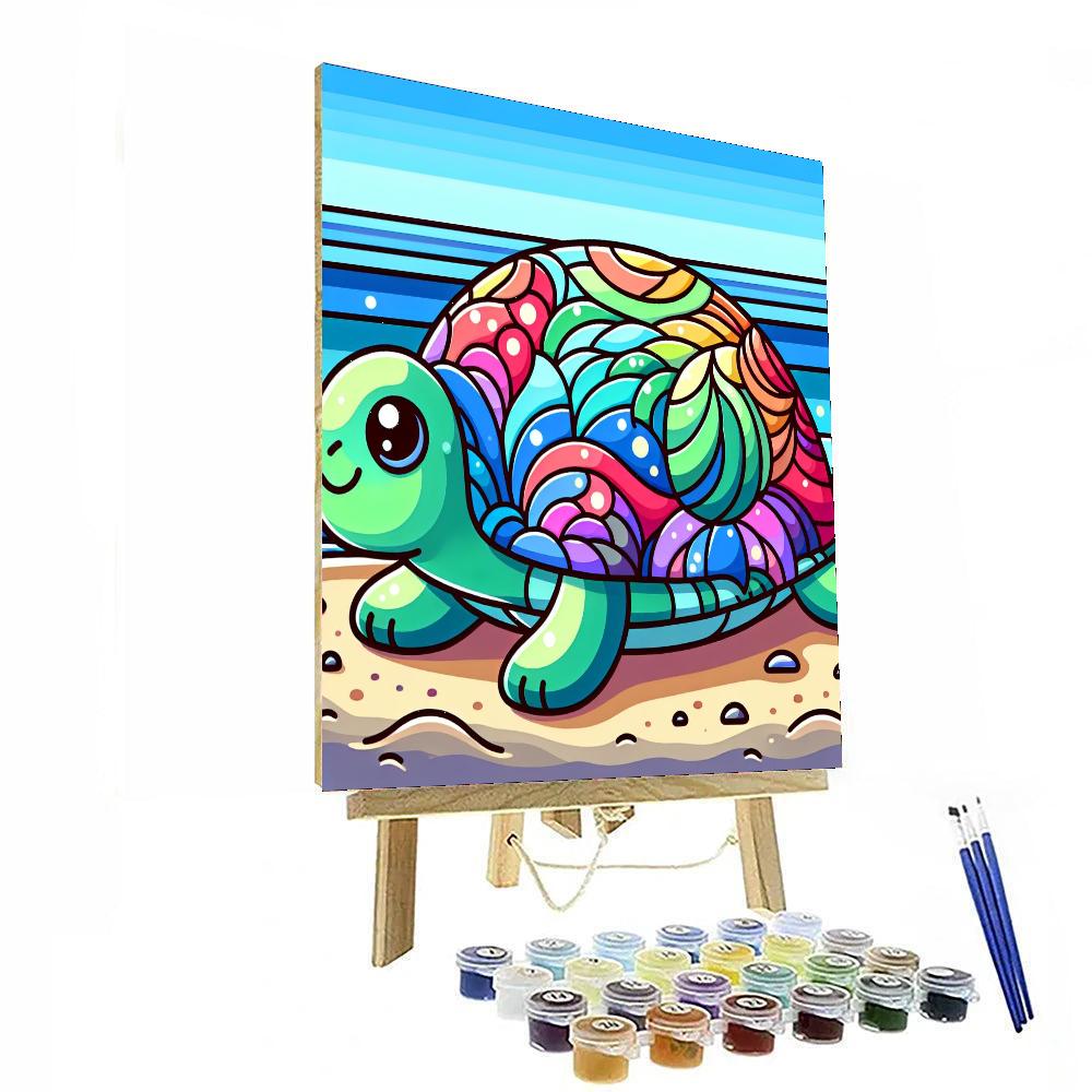 Charming Turtle and Shell - DIY Painting By Numbers Kit – Artistry Rack