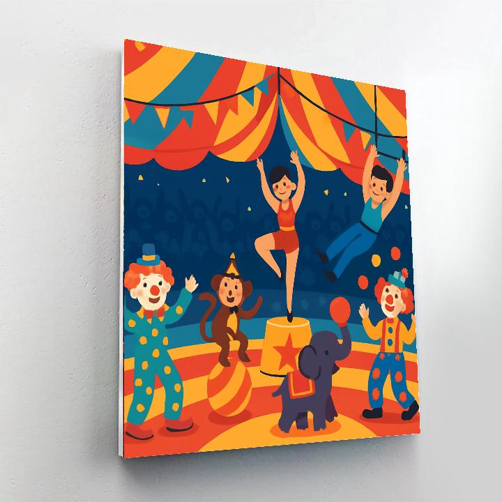 Festive Circus Spectacle Paint By Number