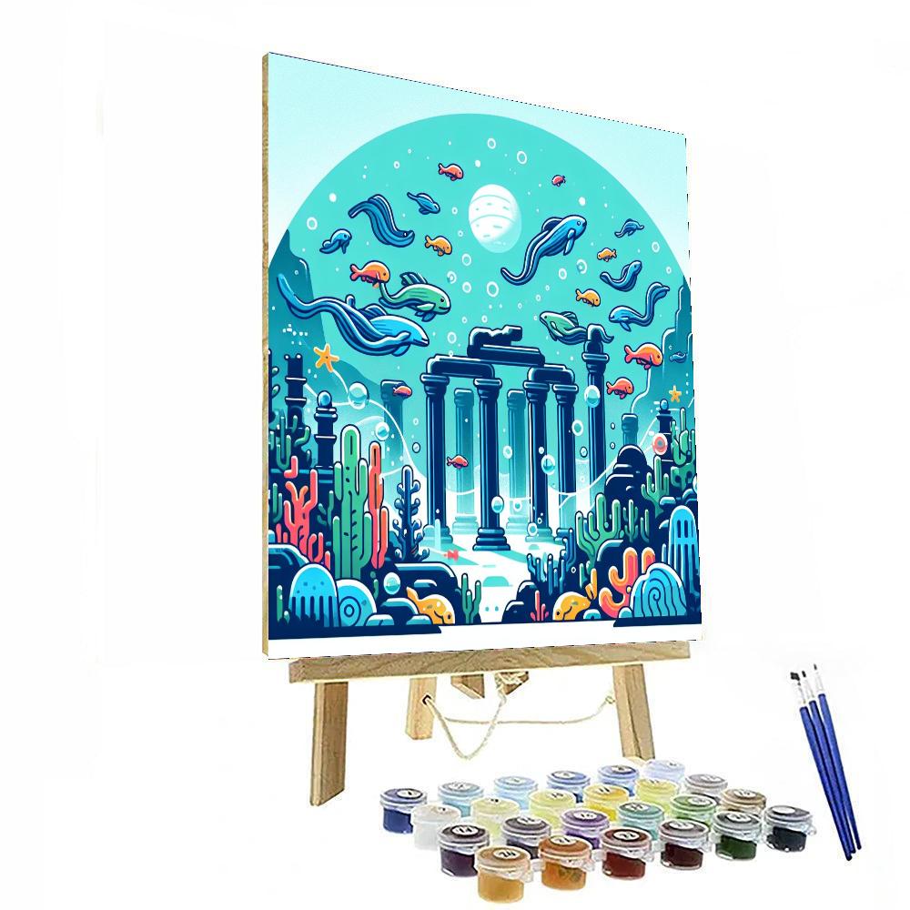 Underwater Atlantis Paint By Color