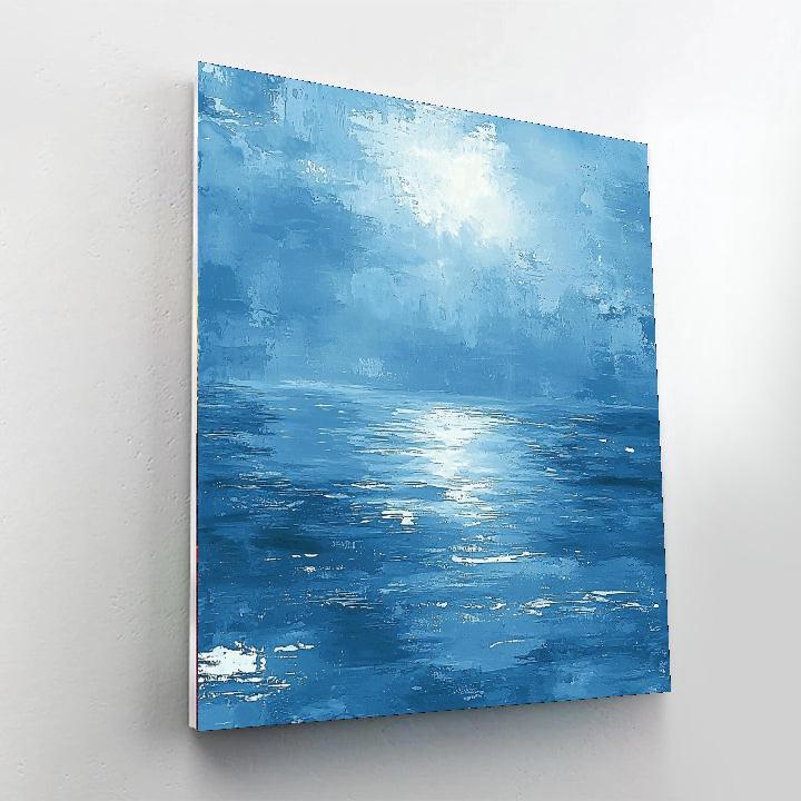 Nandalal Bose Inspired Glistening Reflections  Paint By Numbers