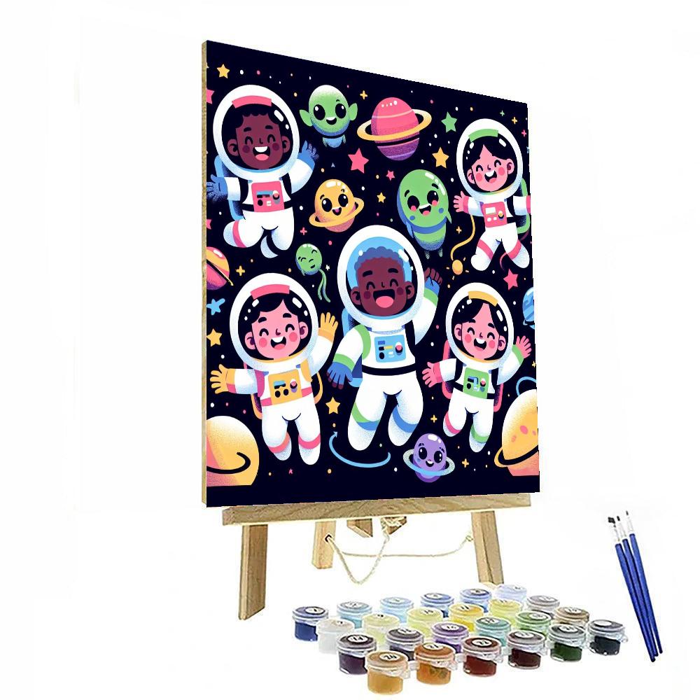 Cosmic Adventure Seekers Paint By Numbers