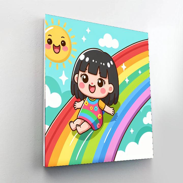 Rainbow Magic Kingdom Paint By Numbers Art