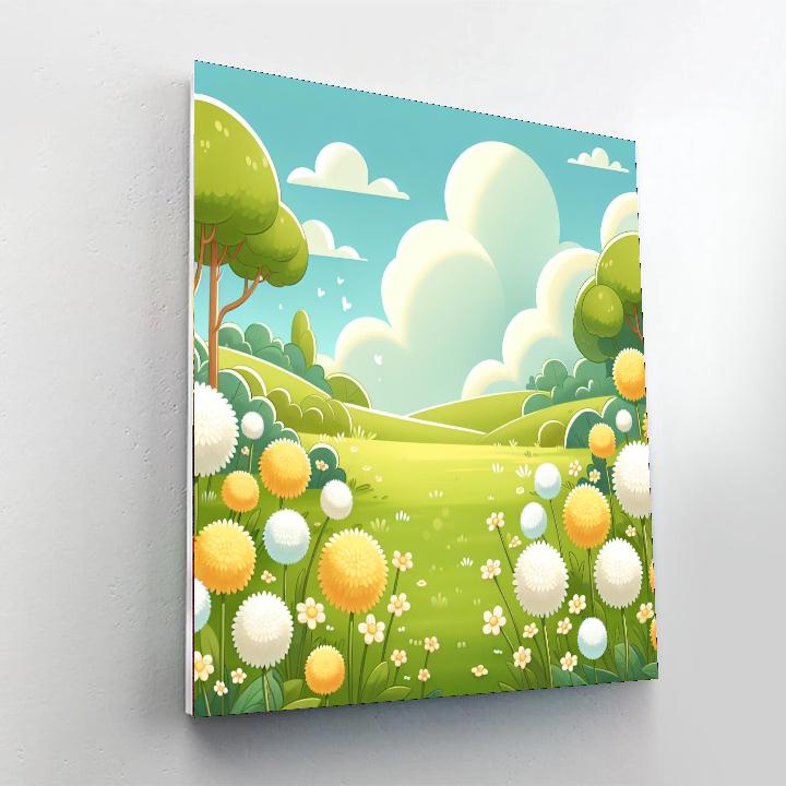 Dreamy Dandelions Paint By Numbers Art