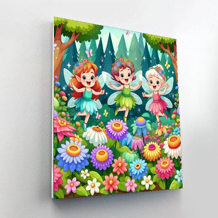 Adventure With Friendly Fairies Paint By Number