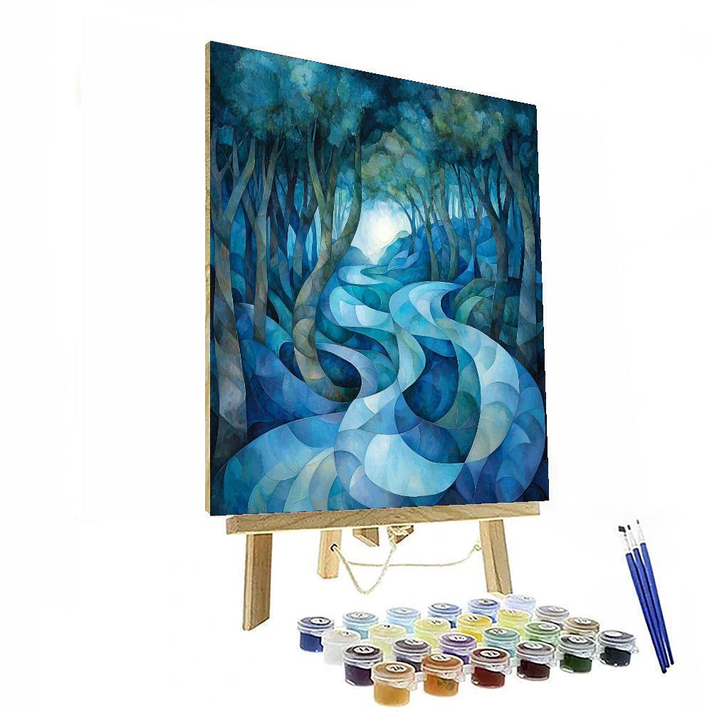 Michelangelo Inspired Mystical Echoes  Paint By Numbers