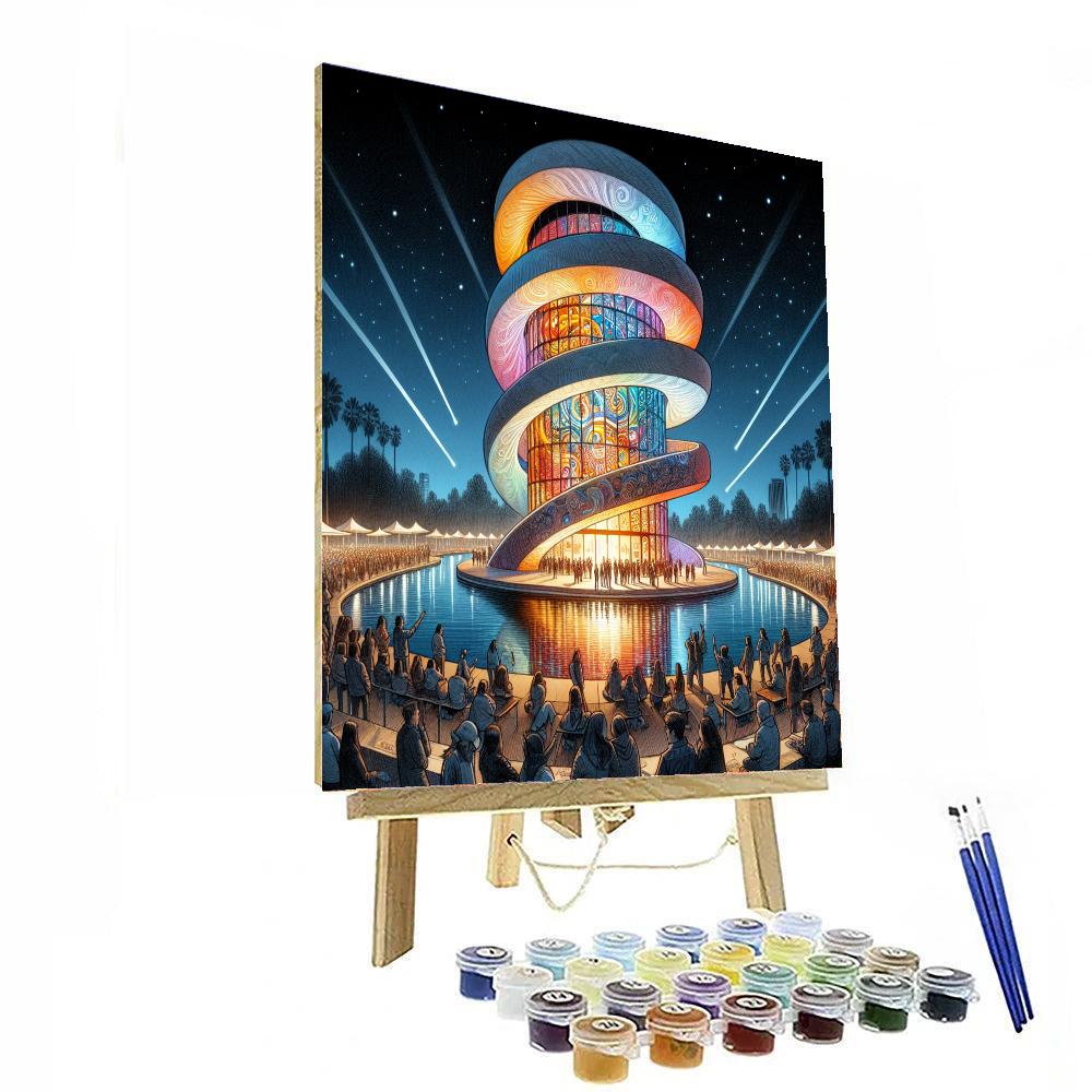 Guggenheim Bilbao’s Festival Of Lights Paint By Number