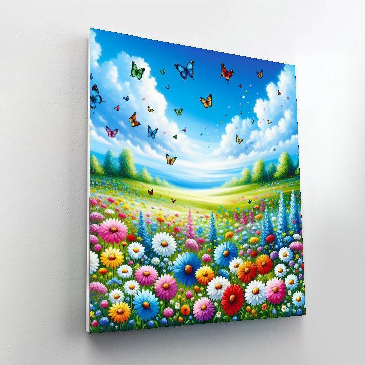 Sunny Meadow Daydreams Numbered Painting Kits