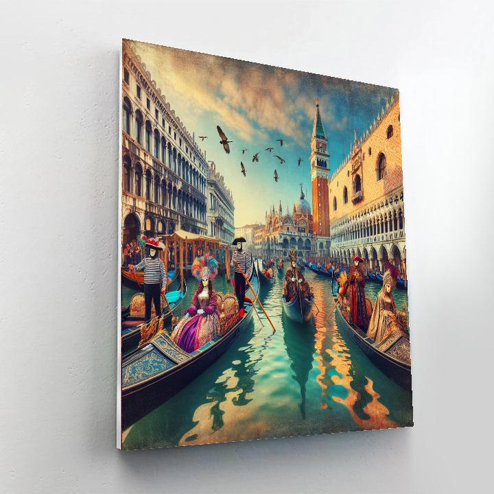 Carneval Di Venezia - Italy Number Painting
