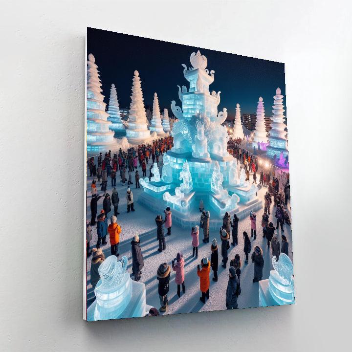 Matsuri In Sapporo - Japan Paint By Numbers Kits