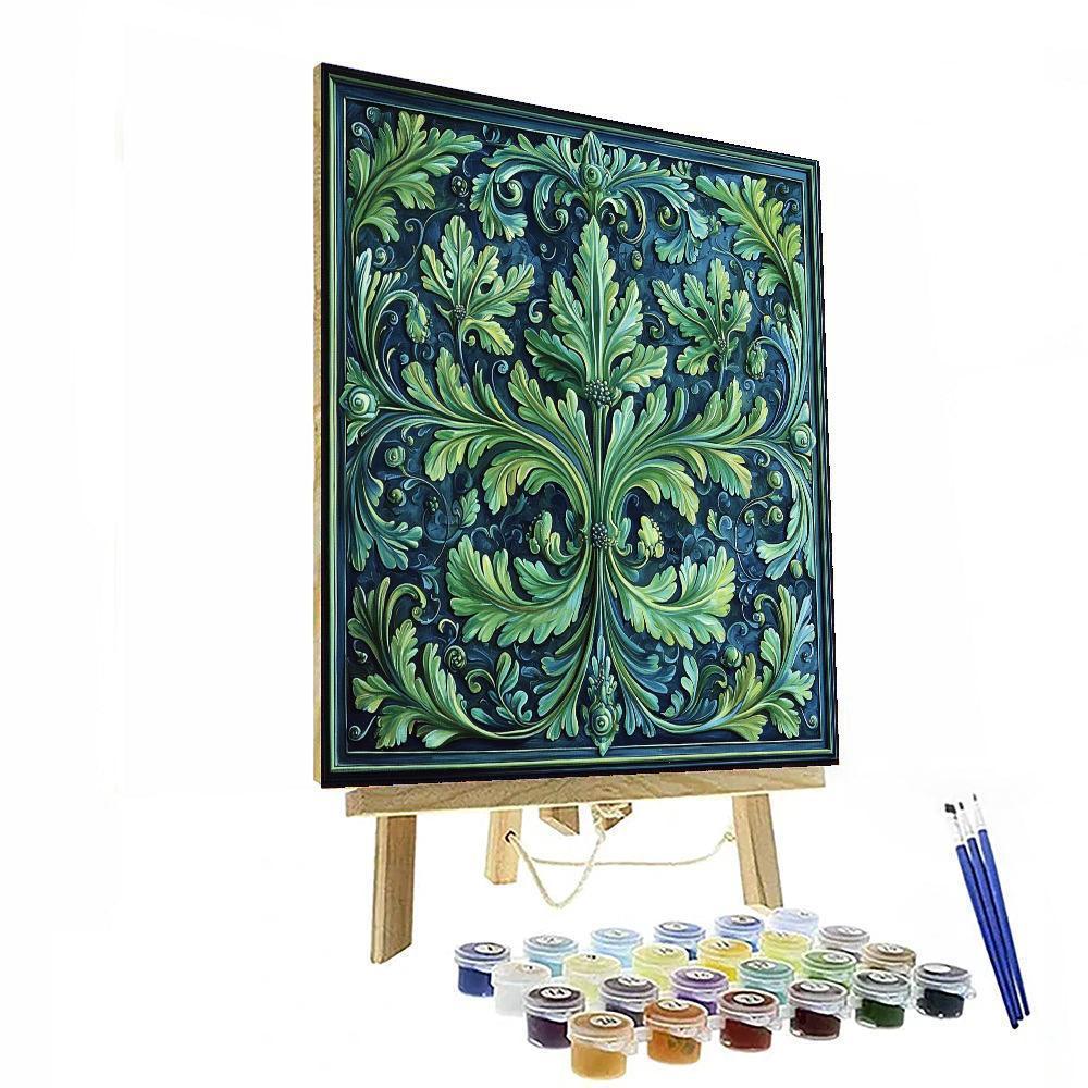 Ernst Haeckel Inspired Intricate Nature Patterns  Paint By Numbers Kits