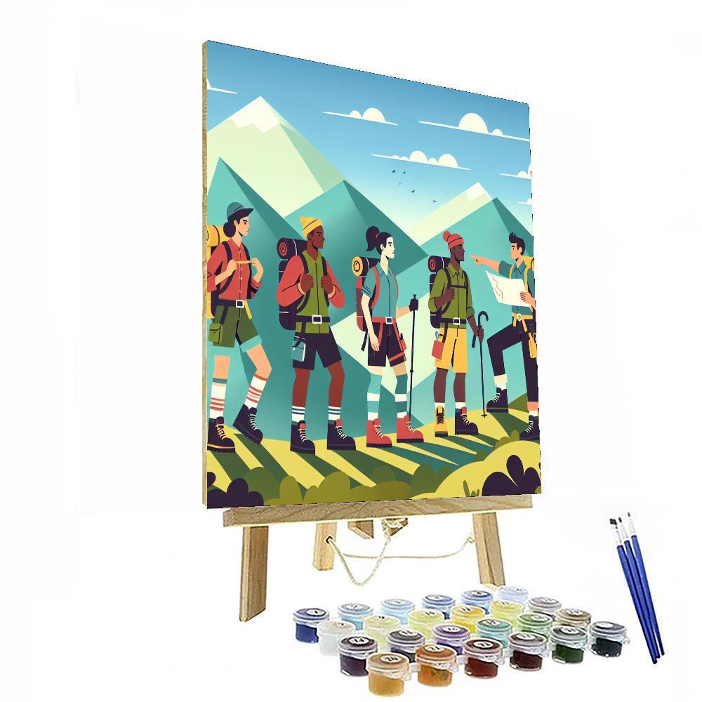 Mountain Adventure Trek Numbered Painting Kits