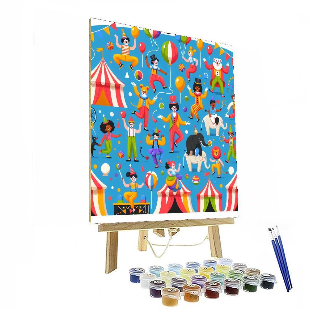 Fun Circus Painting By Numbers Kit