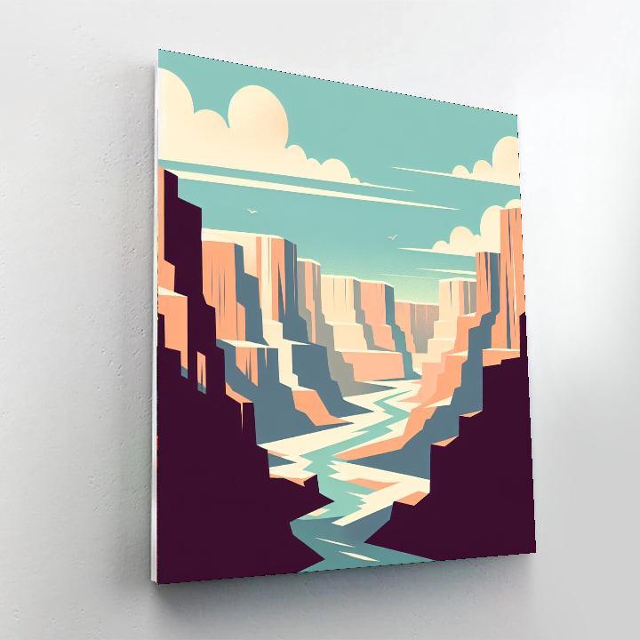 Canyon Capers Paint By Color